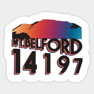 Mt. Belford Sticker